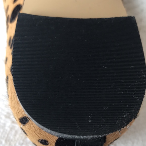 Ann Taylor Cheetah Calf Hair Round Flat Heels, SZ 6M - Picture 8 of 11